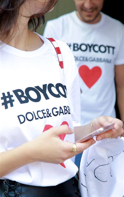 boycott dolce gabbana t shirt meaning|Dolce & Gabbana's History of Racism and .